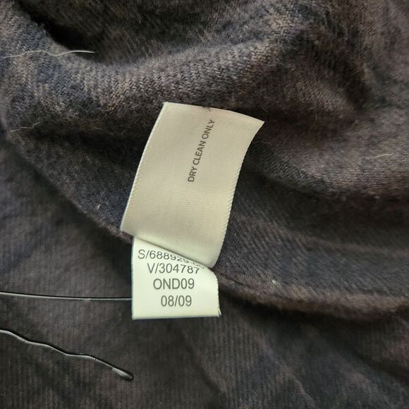 Old Navy Men XL Charcoal Gray Wool Blend Utility Military Field Coat Jacket - Picture 8 of 15